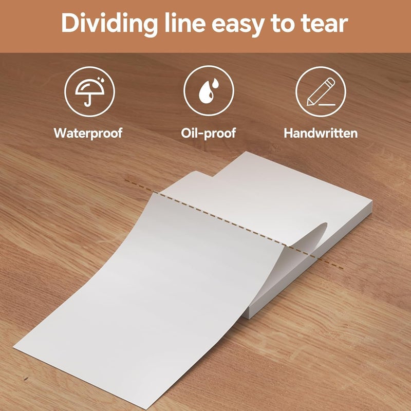 iDPRT 200 Sheets Folding Thermal Paper, US Letter 8.5 x 11 InchT hermal Papers, MT610PRO & MT888 Thermal Paper,Compatible with /HPRT/PRT Portable Printer,Continual Feeding Folded Printing Paper - Image 3